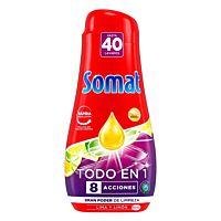 Somat lavavajillas gel todo en 1 limón 40 lv