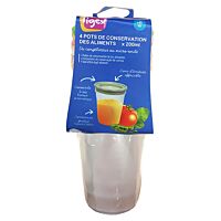 Tigex tarros de conservación de alimentos 4 uds