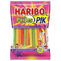 Haribo golosinas pailles regaliz relleno pica 180 g