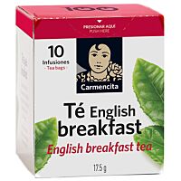 Carmencita té english breakfast 10 ud