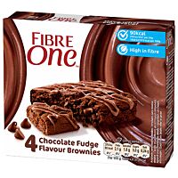 Fibre One pastel de brownie 5x24 g