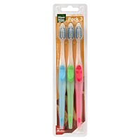 HiperDino cepillo dental básico medio 3 ud