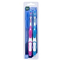 HiperDino cepillo dental premium duro 2 ud