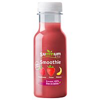 Summum smoothie de fresa, plátano y frambuesa 250 ml