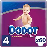 Dodot Activity pañal talla 4 9-14 kg 60 ud