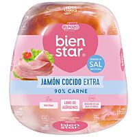 ElPozo jamón cocido bajo en grasa y sal kg