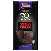 Tirma tableta de chocolate negro 70 % cacao zero 125 g