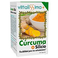 Vittalíssima cúrcuma y silicio 30 ud