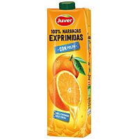 Juver bebida de naranja exprimida con pulpa 1 l
