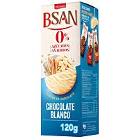 Virginias galletas de chocolate blanco sin azúcar 120 g