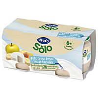 Hero Baby petit de queso fresco y frutas variadas (+ 6 meses) 2 x 80 g