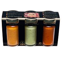Argodey Fortaleza almogrote, mojo picón y verde 3 x 60 ml
