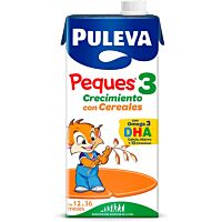Puleva Peques 3 leche de crecimiento con cereales líquido 1 l
