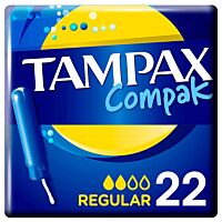 Tampax tampones compak regular 22 ud