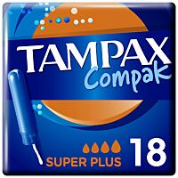 Tampax tampones compak superplus 18 ud