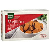 HiperDino mejillón en escabeche 69 g