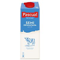 Pascual leche semidesnatada 1 l