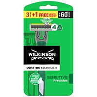 Wilkinson maquinilla quattro titanium desechable 4 ud