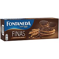 Fontaneda digestive galletas de chocolate negro finas 170 g