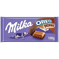Milka tableta de chocolate con Oreo brownie 100 g