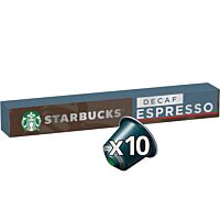 Starbucks Nespresso café espresso descafeinado 10 cápsulas