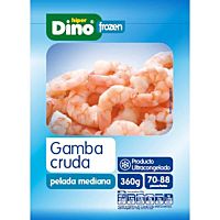 HiperDino gamba pelada cruda mediana 70-88 360 g