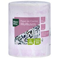 HiperDino bobina multiuso 2 capas 92 m 375 servilletas