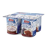 Kalise yogur griego de higos pack 4x125 g