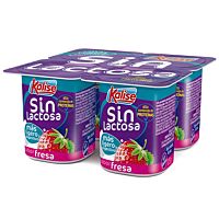 Kalise sabor fresa sin lactosa 4 x 125 g