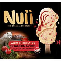Nuii helado bombón de mascarpone y arándanos 3 x 367 g