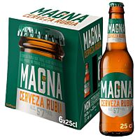 San Miguel cerveza magna 6 x 25 cl