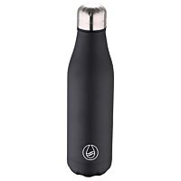 Bergner botella termo acero inoxidable negro 500 ml