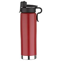 Botella termo acero inoxidable rojo 500 ml