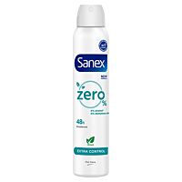 Sanex desodorante zero % extra control protección 48 h spray 200 ml
