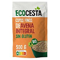 Eco Cesta copos avena integral sin gluten 500 gr