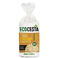 Ecocesta tortitas de cúrcuma y pimienta eco 115 g