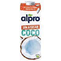 Alpro bebida de coco sin azúcares 1 l
