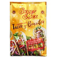Super Mex sazonador para tacos y burritos 25 g