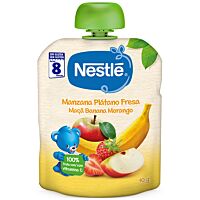 Nestlé pouch de manzana, plátano y fresa 90 g