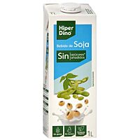 HiperDino bebida de soja natural sin azúcares 1 l