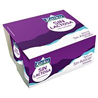 Kaiku sabor natural sin lactosa y sin azúcar 4 x 125 g