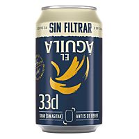 El Águila cerveza sin filtrar 33 cl