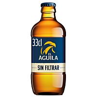 El Águila cerveza sin filtrar 33 cl