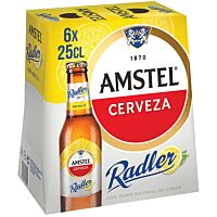 Amstel Radler cerveza 6 x 25 cl