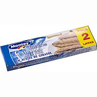 Montey filetes de caballa del sur en aceite de girasol 2 x 90 g