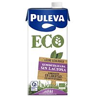 Puleva leche semidesnatada sin lactosa eco 1 l