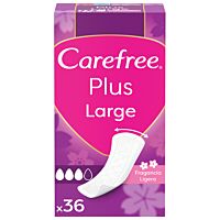 Carefree protegeslips maxi plus large 36 ud