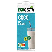 Ecocesta bebida de coco sin azúcar eco 1 l