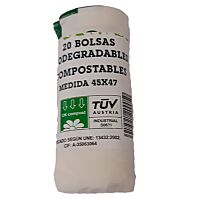 20 bolsas compostables 45x47