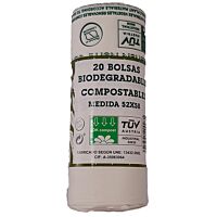 20 bolsas compostables 52x58